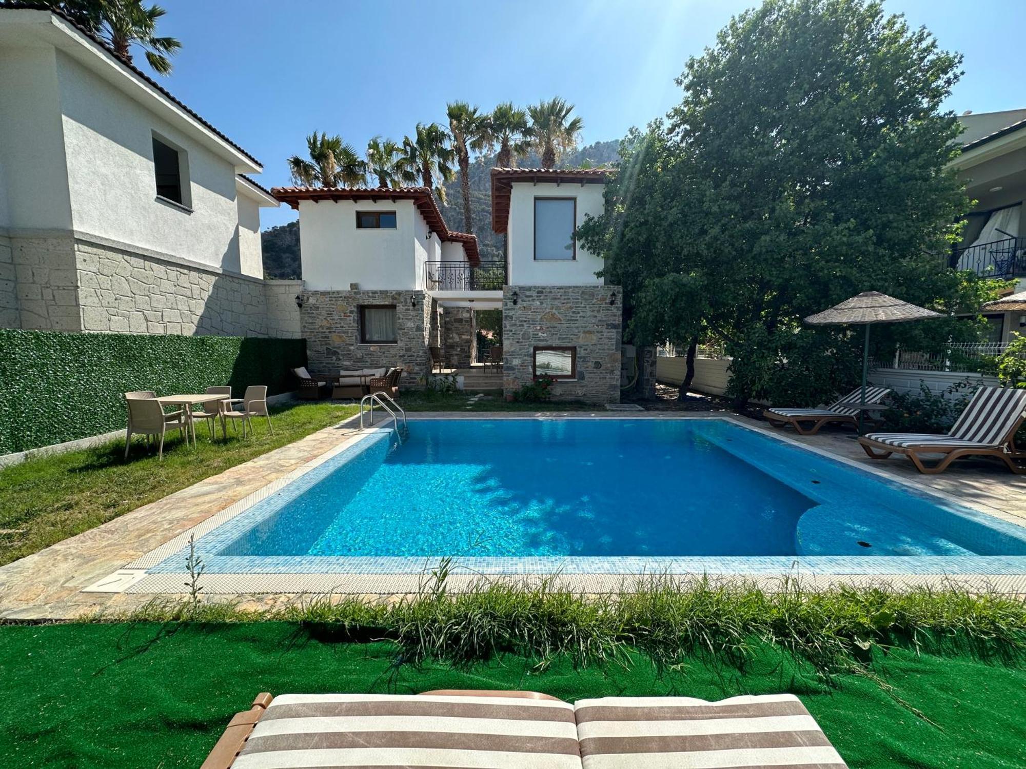Villa Merry - Dalyan Stonehouse With Palmtrees, 50M To River Ortaca  Extérieur photo